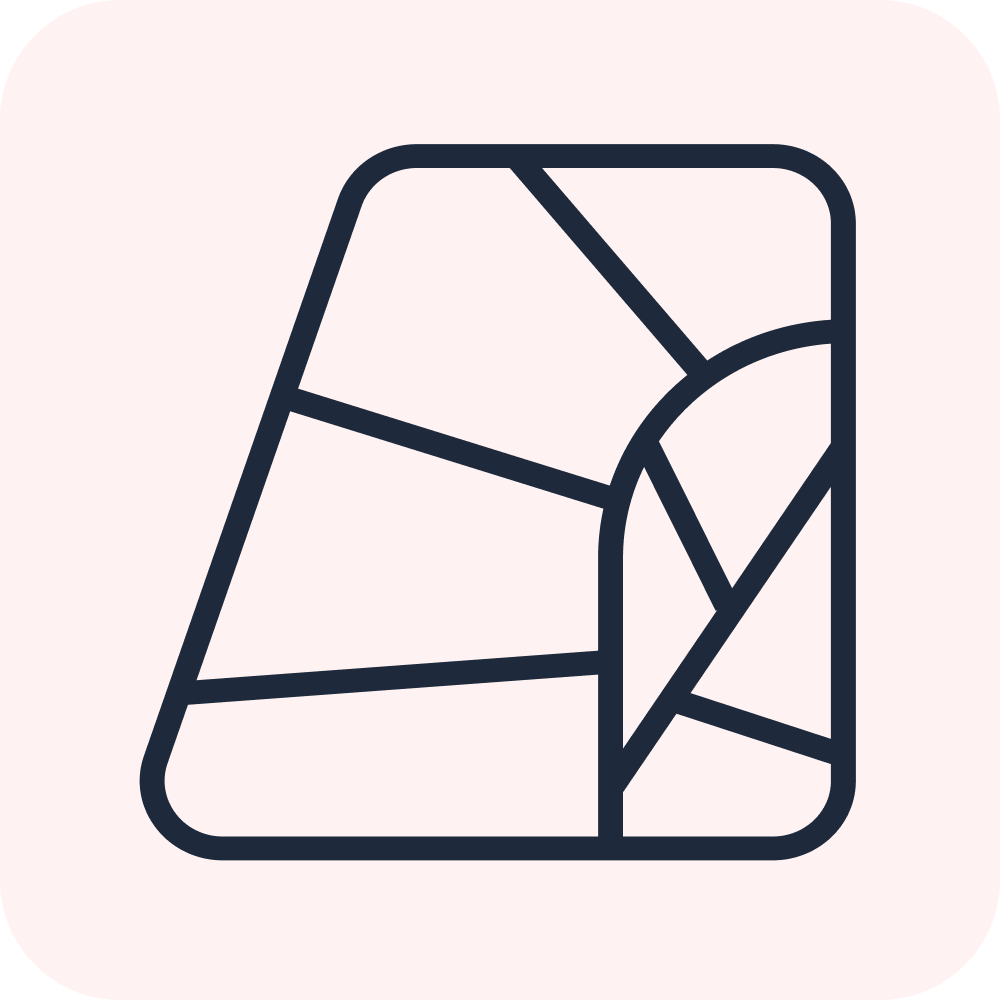 Logo of All Saints Amsterdam featuring a minimalist stain glass depiction of the letter A.